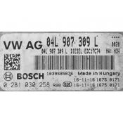 ECU Calculator Motor Audi Q5 2.0TDI 04L907309L 0281030258 EDC17C74 H34 {