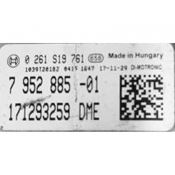 ECU Calculator Motor BMW 116i 7952885 0261S19761 MEVD17.2.3 {