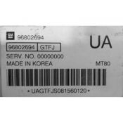 ECU Calculator Motor Chevrolet Aveo 1.4 96802694 MT80 {