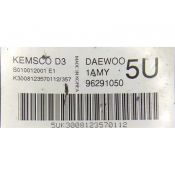 ECU Calculator Motor Daewoo Matiz 0.8 96291050 S010012001E1 1AMY KEMSCO D3 {