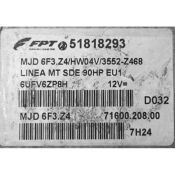 ECU Calculator Motor Fiat Linea 1.3JTD 51818293 6F3.Z4 {