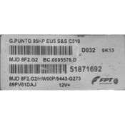 ECU Calculator Motor Fiat Grande Punto 1.3JTD 51871692 8F2.G2 {