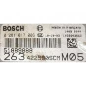 ECU Calculator Motor Fiat Doblo 1.6JTD 51889888 0281017006 EDC16C39 {