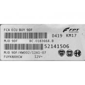 ECU Calculator Motor Fiat Ducato 2.3 52141506 9DF {