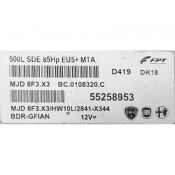 ECU Calculator Motor Fiat 500 1.3 55258953 8F3.X3 {