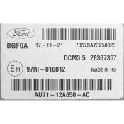 ECU Calculator Motor Ford Mondeo 2.0TDCI AU71-12A650-AC DCM3.5 {