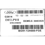ECU Calculator Motor Ford Mondeo 2.0TDCI BG91-12A650-FGE DCM3.5 {