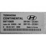ECU Calculator Motor Hyundai H1 39110-2C001 5WY1G62B SIM2K-140