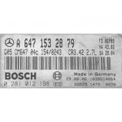 ECU Calculator Motor Mercedes Sprinter 2.2CDI A6471532879 0281012198 CR3.42 EDC16