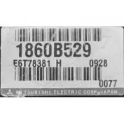ECU Calculator Motor Mitsubishi ASX 1.6 1860B529 E6T78381 H {