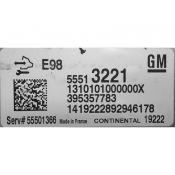 ECU Calculator Motor Opel Insignia 1.6 55513221 ACDELCO E98{