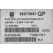 ECU Calculator Motor Opel Astra H 1.3CDTI 55573951 6O2.AC {