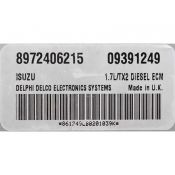 ECU Calculator Motor Opel Astra G 1.7DTI 09391249 8972406215 DJTR Isuzu TX2 {