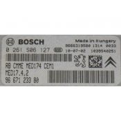 ECU Calculator Motor Peugeot 206 1.6HDI 9667123380 0261S06127 MED17.4.2 {