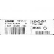 ECU Calculator Motor Renault Laguna 2.0 8200024667 S110030220B SIRIUS32{