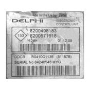 ECU Calculator Motor Renault Clio 1.5DCI 8200571618 81187B DDCR {