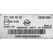 ECU Calculator Motor Ssangyong Korando 2.0 6715400032 28381984 DCM3.7AP {