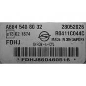 ECU Calculator Motor Ssangyong Kyron 2.0XDI A6645408032 28052026 DCM3.1 {