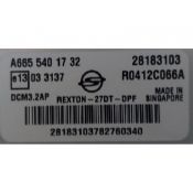 ECU Calculator Motor Ssangyong Rexton 2.7 A6655401732 28183103 DCM3.2AP {