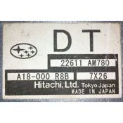 ECU Calculator Motor Subaru Impreza 2.0 22611AM780 DT {