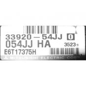 ECU Calculator Motor Suzuki Grand Vitara 2.0TDI 33920-54JJ E6T17375H {