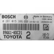 ECU Calculator Motor Toyota Yaris 1.4 89661-0DC21 0281015386 EDC17CP07