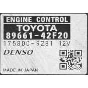 ECU Calculator Motor Toyota RAV4 2.2D4D 89661-42F20 175800-9281 {