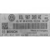 ECU Calculator Motor VW Passat 2.0TDI 03L907309AE 0281017946 EDC17C46 CFFB H27 {