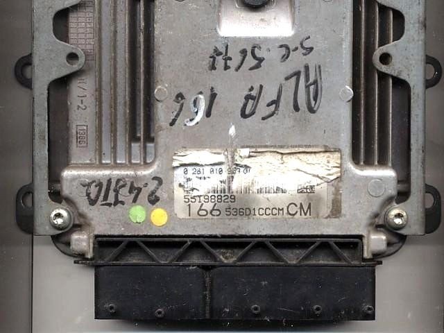 ECU Calculator Motor Alfa Romeo 166 2.4JTD 55198829 0281010989 EDC16C8