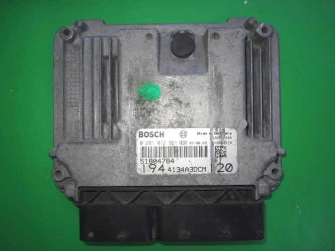 Defective Ecu Fiat Croma 1.9JTD 51804784 0281012961 EDC16C39-0