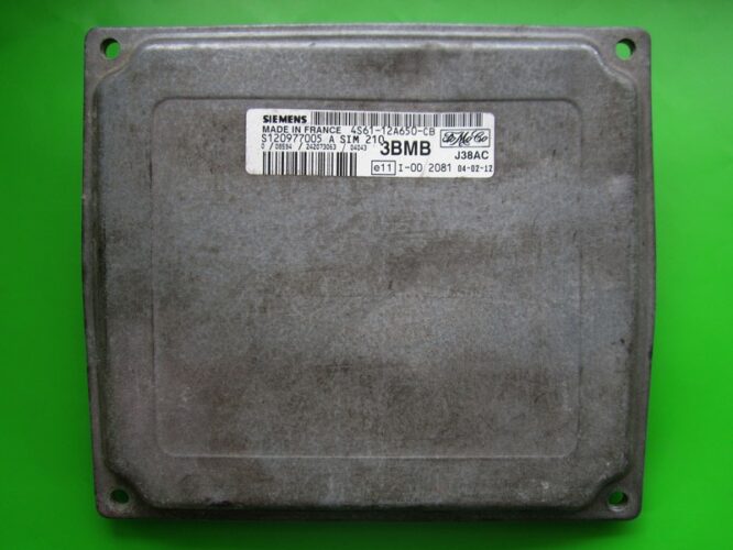 Defective Ecu Ford Fiesta 1.25 4S61-12A650-CB SIM210-0