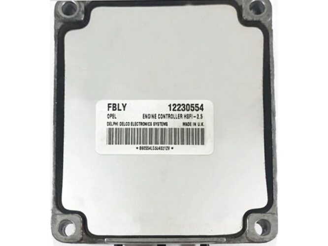 Defective Ecu Opel Meriva 1.6 12230554 FBLY Z16XE HSFI-2.5-0