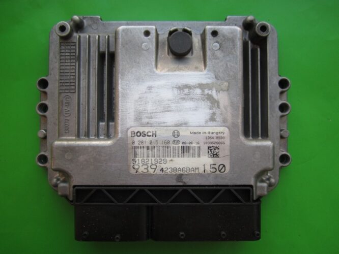 ECU Engine Control Unit Alfa Romeo 159 1.9JTD 51821929 0281015160 EDC16C39-0