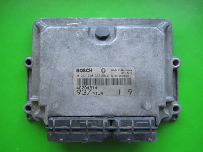 ECU Engine Control Unit Alfa Romeo 147 1.9JTD 46784814 0281010332 EDC15C7-0