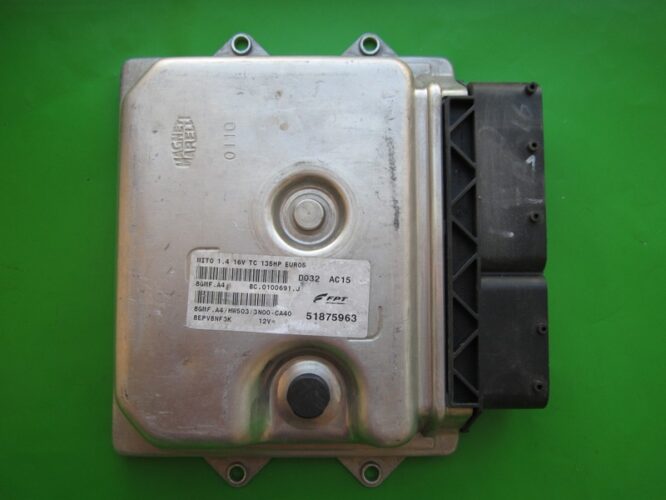 ECU Engine Control Unit Alfa Romeo Mito 1.4 51875963 8GMF.A4^-0