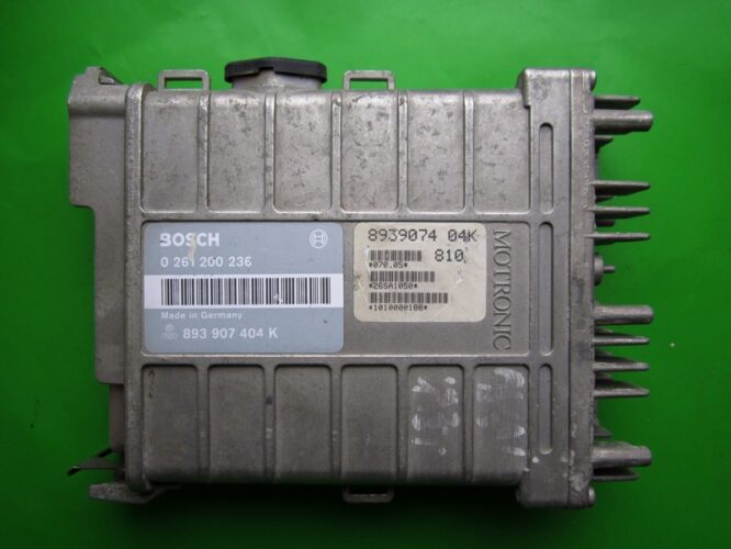 ECU Engine Control Unit Audi 80 1.8 893907404K 0261200236 MK1.2.2-0