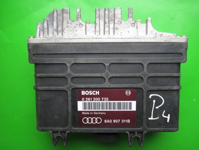 ECU Engine Control Unit Audi 80 2.0 8A0907311B 0261200735 MA1.2.3-0