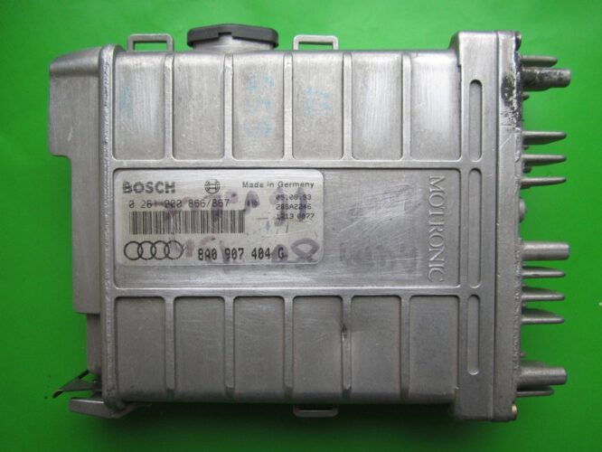 ECU Engine Control Unit Audi 80 2.0 8A0907404G 0261200866 MK1.2.2-0