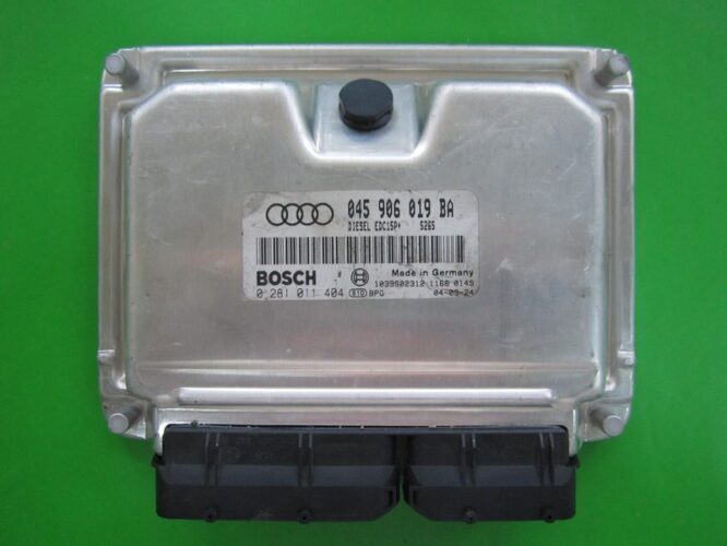 ECU Engine Control Unit Audi A2 1.4TDI 045906019BA 0281011404 EDC15P+-0