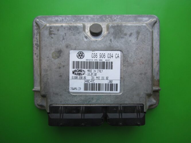 ECU Engine Control Unit Audi A2 1.4 036906034CA 6160069006 IAW 4MV.CA BBY-0