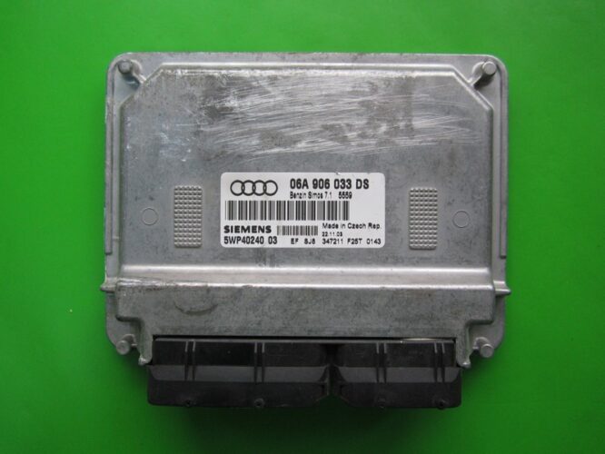 ECU Engine Control Unit Audi A3 1.6 06A906033DS 5WP40240 SIMOS 7.1-0