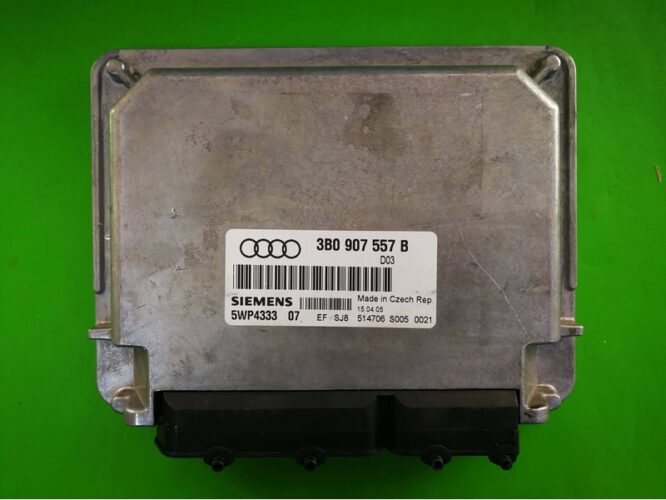 ECU Engine Control Unit Audi A4 1.6 3B0907557B 5WP4333 SIMOS 2.1C AHL-0