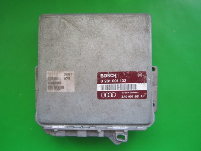 ECU Engine Control Unit Audi 80 1.9TDI 8A0907401A 0281001132 EDC1.2.6-0