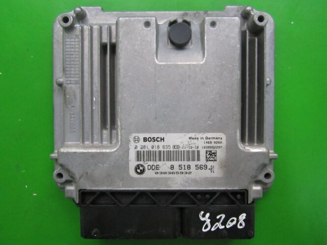 ECU Engine Control Unit Bmw 116D DDE8518569 0281018635 EDC17C50 F20-0