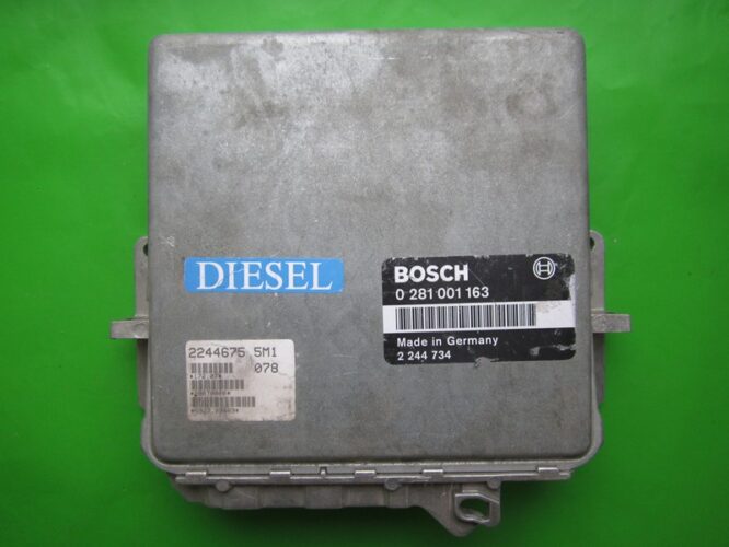 ECU Engine Control Unit Bmw 525TDS 2244734 0281001163 MSA6 E34-0