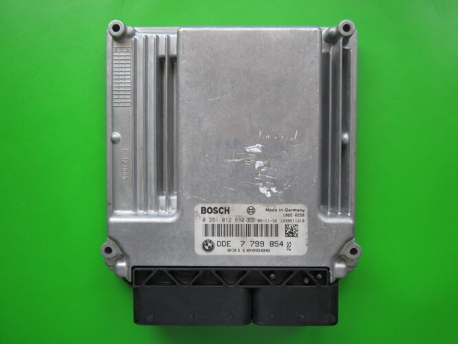 ECU Engine Control Unit Bmw 118D DDE7799854 0281012880 EDC16C35-2.12 E87-0
