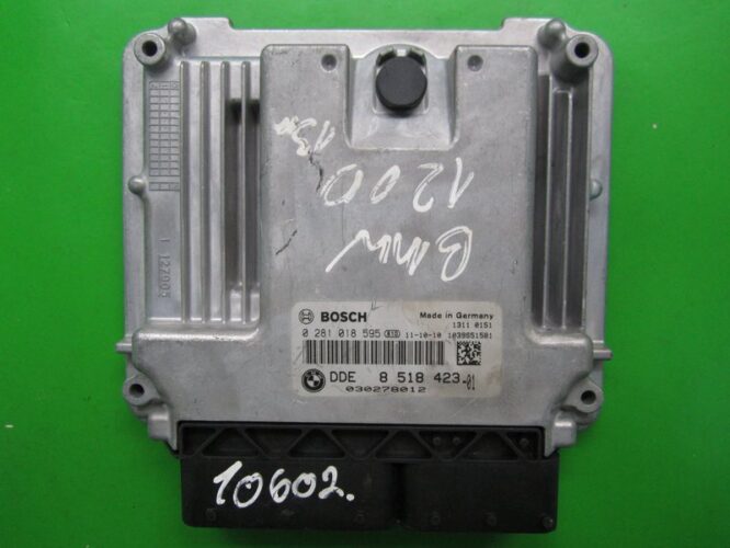 ECU Engine Control Unit Bmw 118D DDE8518423 0281018595 EDC17C50-0