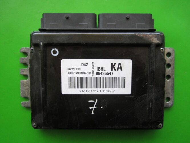 ECU Engine Control Unit Chevrolet Lacetti 1.4 96435547 5WY1E01C KA Sirius D42-0