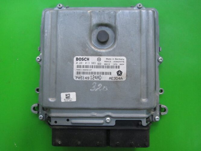 ECU Engine Control Unit Chrysler 300C 3.0CRD P05149124AD 0281013903 EDC16CP31-0