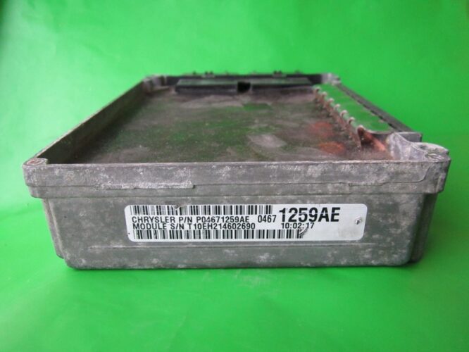 ECU Engine Control Unit Chrysler Sebring 2.5 P04671259AE-0